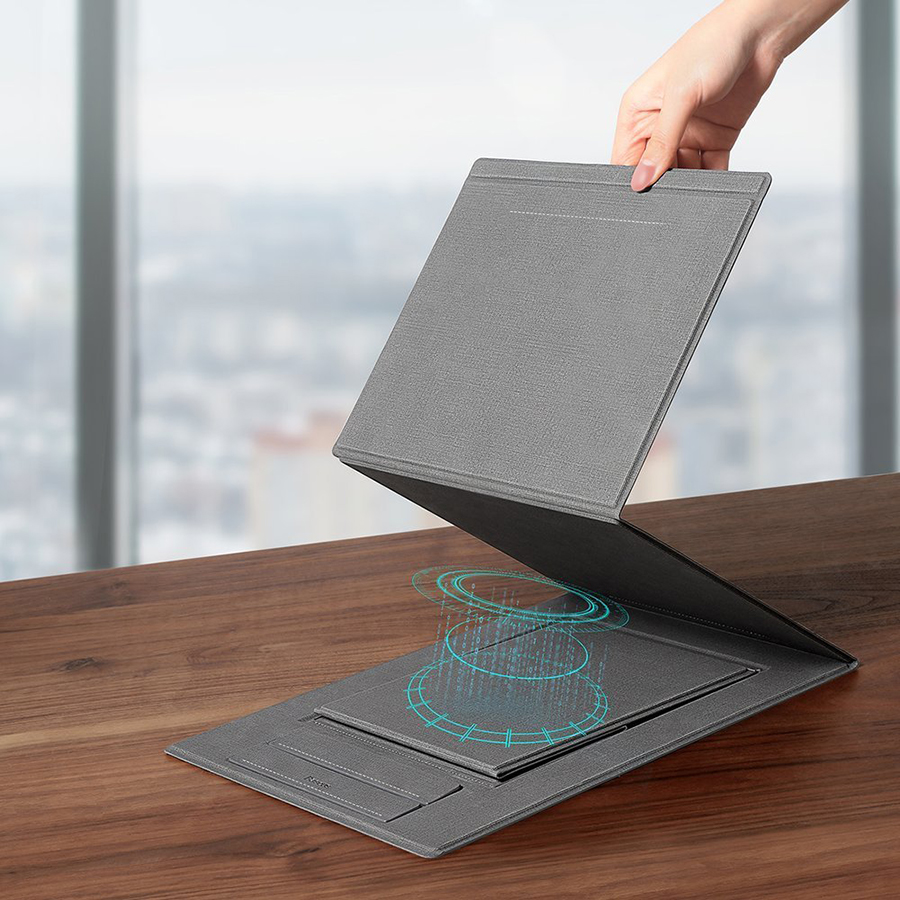 پایه نگهدارنده لپ تاپ باسئوس مدل Folding ultra high