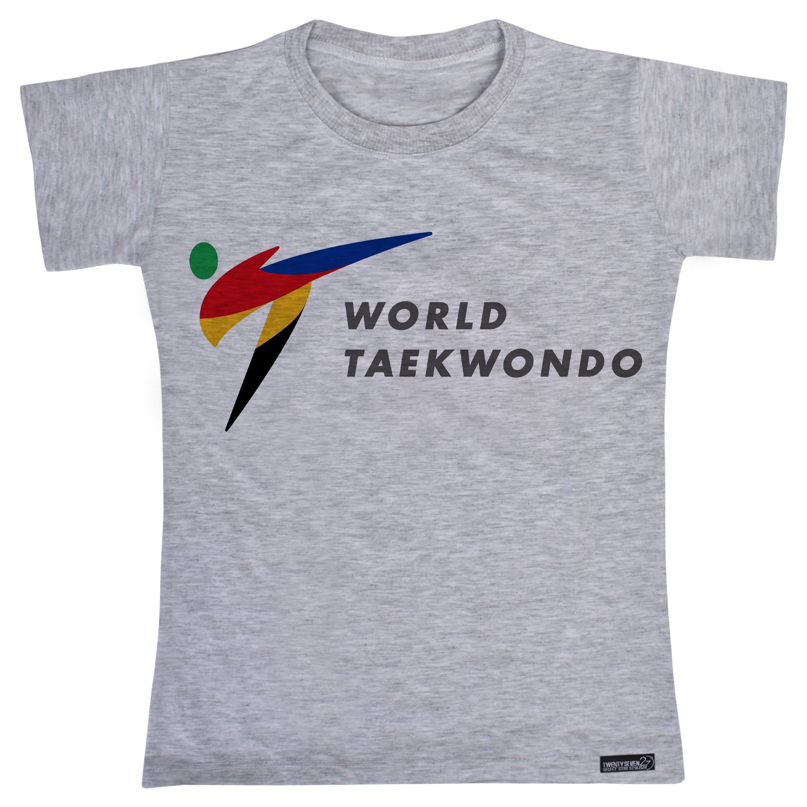 تی شرت آستین کوتاه پسرانه 27 مدل World Taekwondo کد MH884 -  - 3