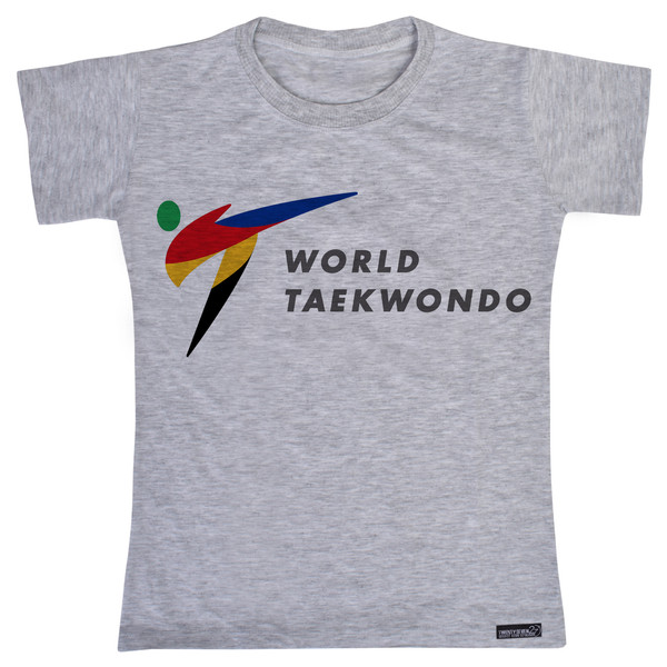 تی شرت آستین کوتاه دخترانه 27 مدل World Taekwondo کد MH884