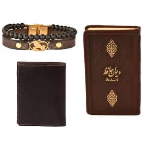 ست هدیه طرح تولد دی  کهن چرم  مدل m112-10