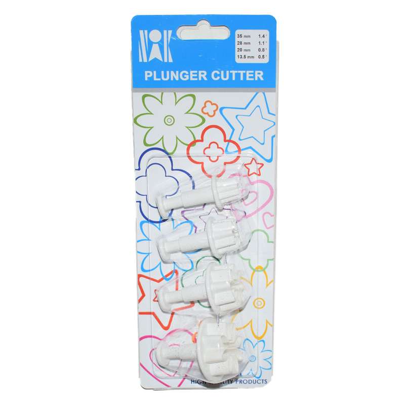 ابزار تزیین کیک مدل Plunger مجموعه 4 عددی 