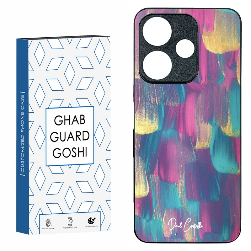 کاور قاب گارد گوشی طرح ابرنگ کد TPU-252 مناسب برای گوشی موبایل شیائومی  REDMI 13  