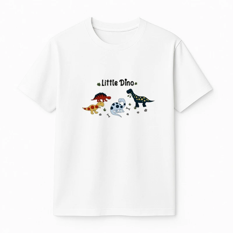 تی‌شرت آستین کوتاه پسرانه مدل دایناسورهای کوچک 