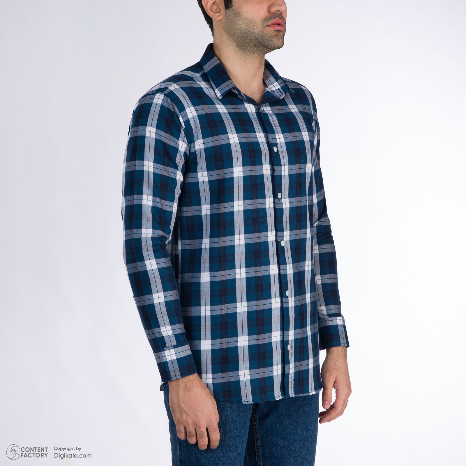 پیراهن آستین بلند مردانه باینت مدل 2261702-47 -  - 8