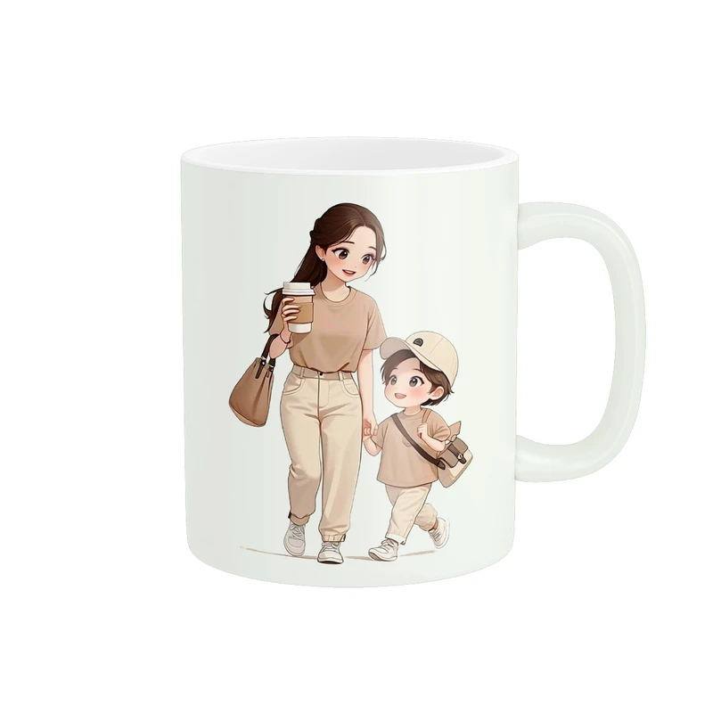 ماگ پاد آفرین طرح مادر و پسر کد 1187