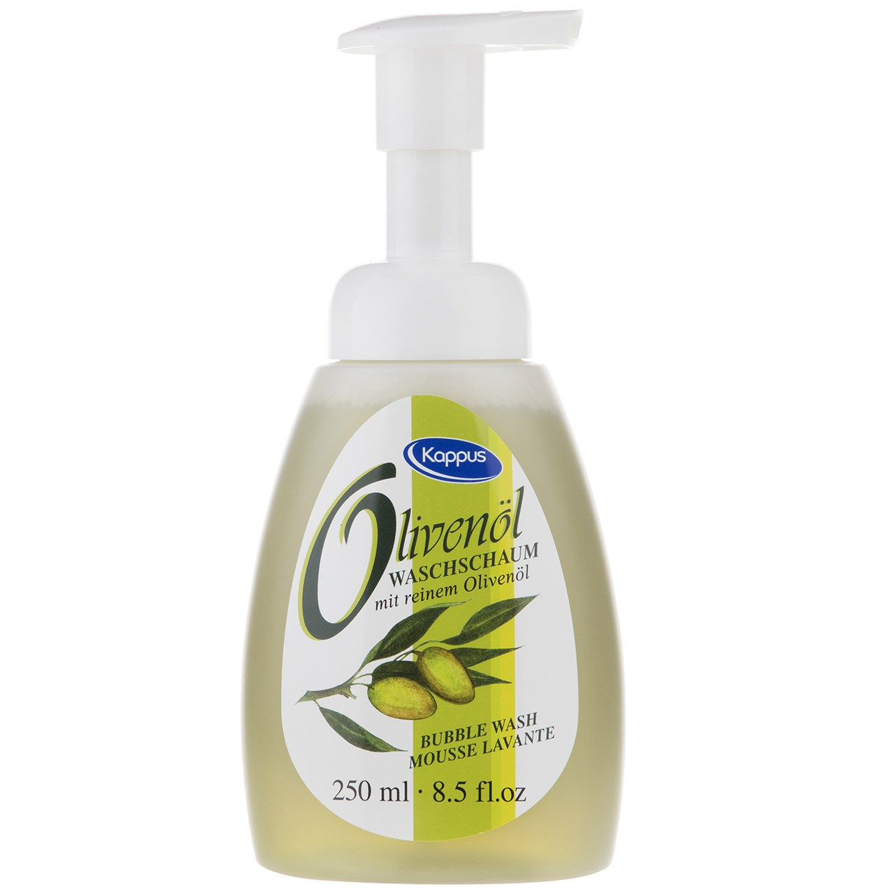 فوم دستشویی کاپوس مدل Olive Oil حجم 250 میلی لیتر