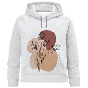 هودی دخترانه مدل گل F862