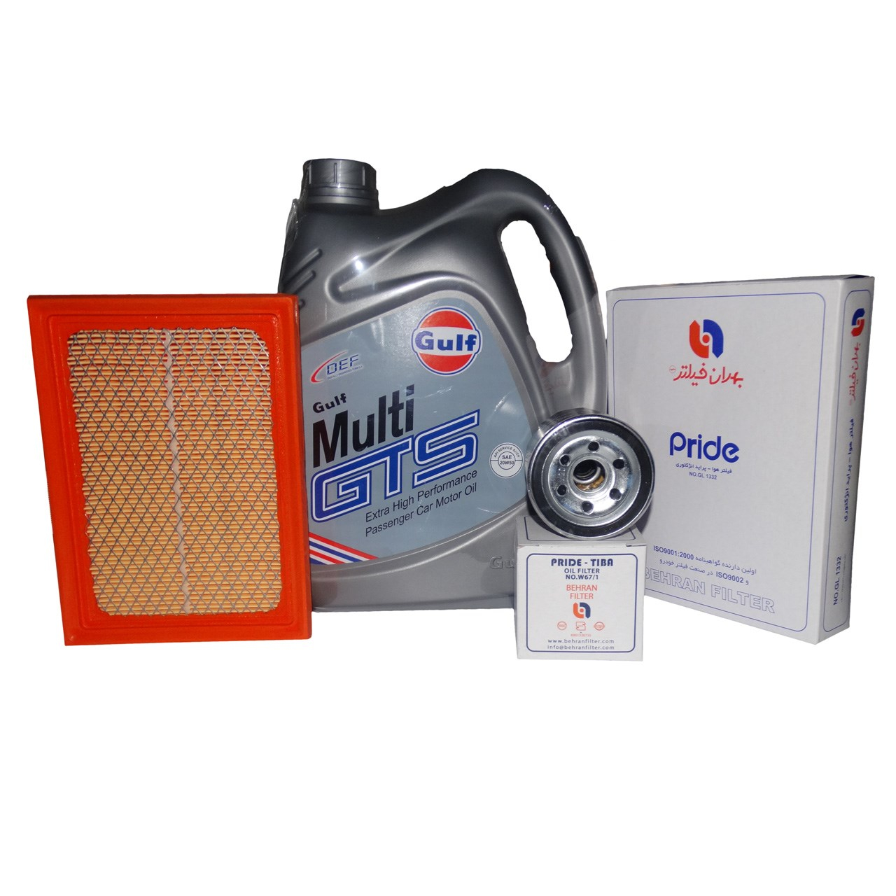 بسته تعویض روغن ویژه عید بهران فیلتر  مدل HM1332 مناسب برای پراید