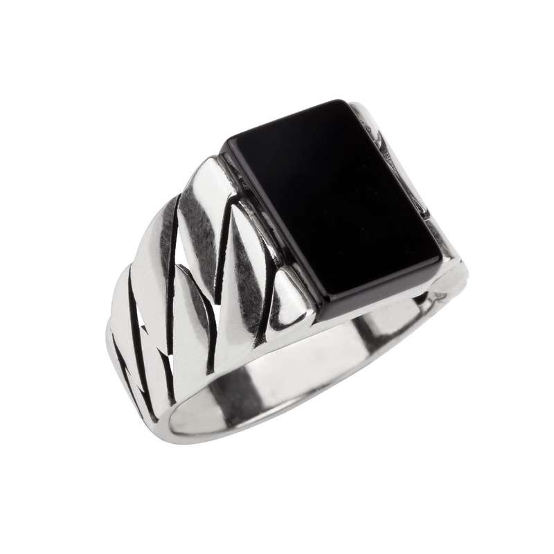 انگشتر نقره مردانه مدل 21987