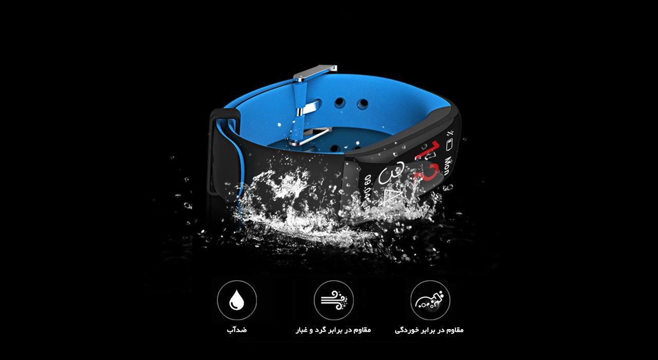 مچ بند هوشمند دابل سیکس مدل AK20 Blue -  - 3