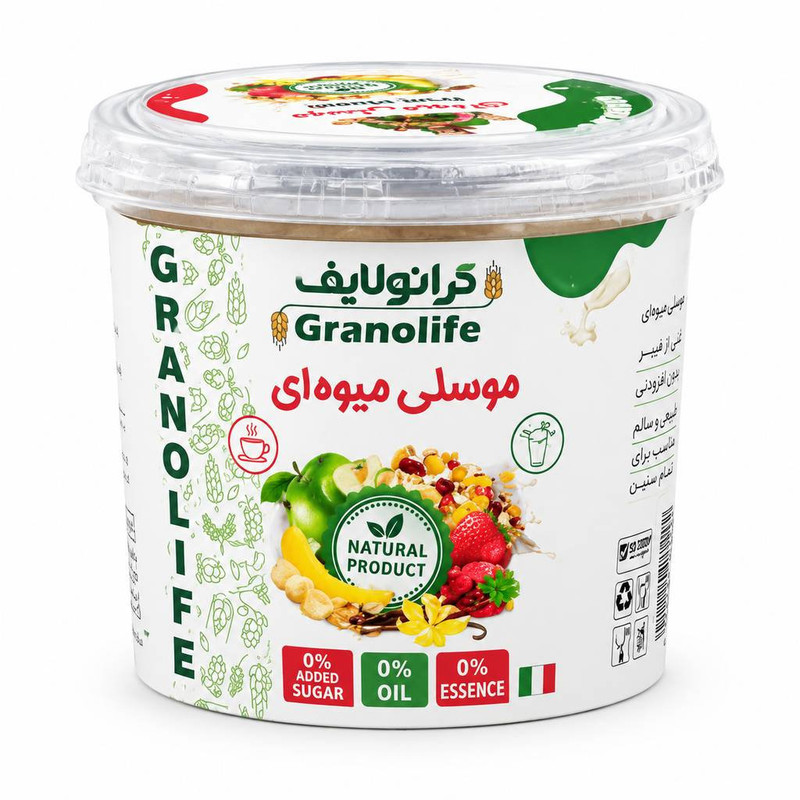 موسلی میوه ای حاوی میوه های خشک وگان ویگر - 50 گرم