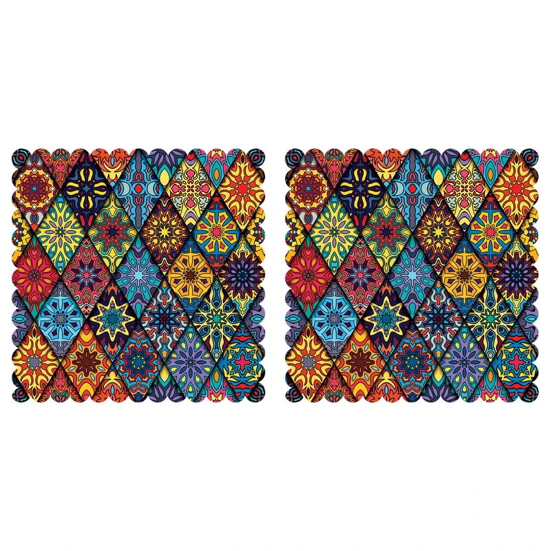 رومیزی رنس مدل T3-42079 سایز 40x40 سانتی متر مجموعه 2 عددی