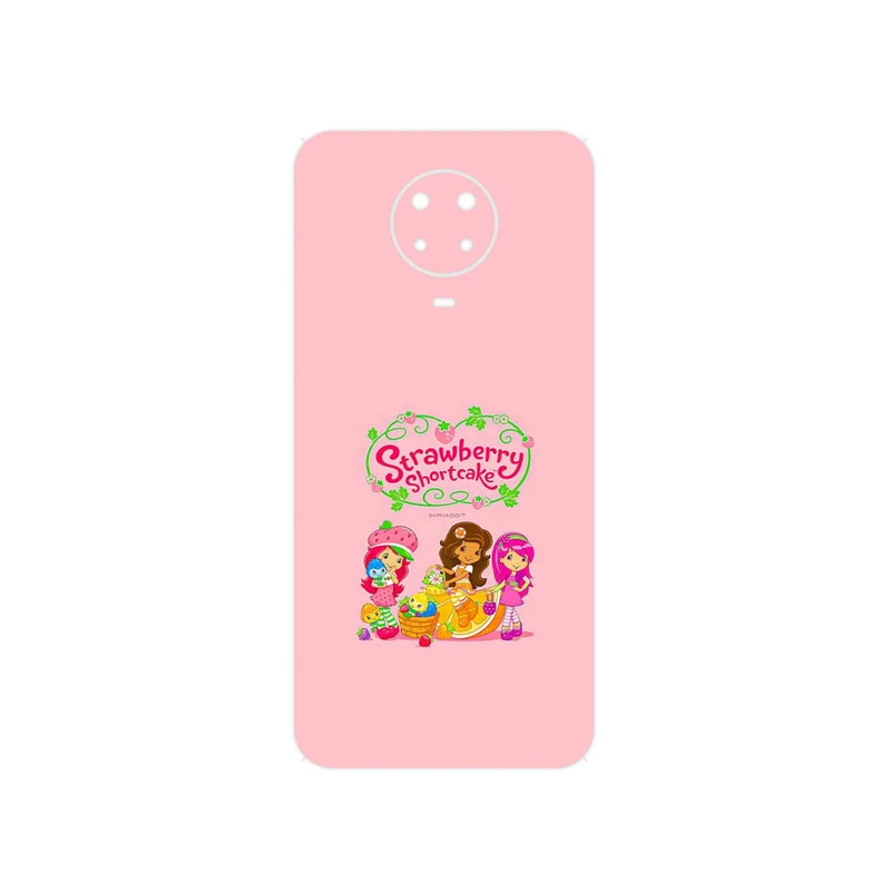 برچسب پوششی ماهوت مدل Strawberry Shortcake مناسب برای گوشی موبایل نوکیا G20