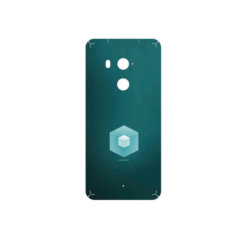برچسب پوششی ماهوت مدل Minimal Cube icon مناسب برای گوشی موبایل اچ تی سی U11 Plus