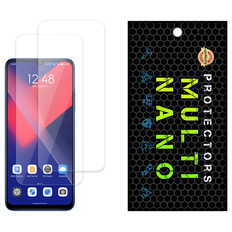 محافظ صفحه نمایش مولتی نانو مدل X-S2N مناسب برای گوشی موبایل ویکو 10 بسته دو عددی
