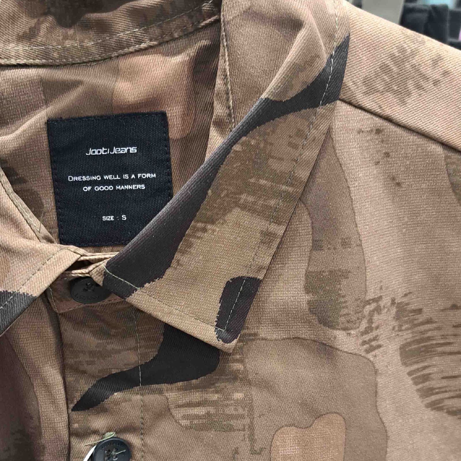 کت مردانه جوتی جینز مدل زمستانی کد 122123 رنگ سبز زیتونی - - 5