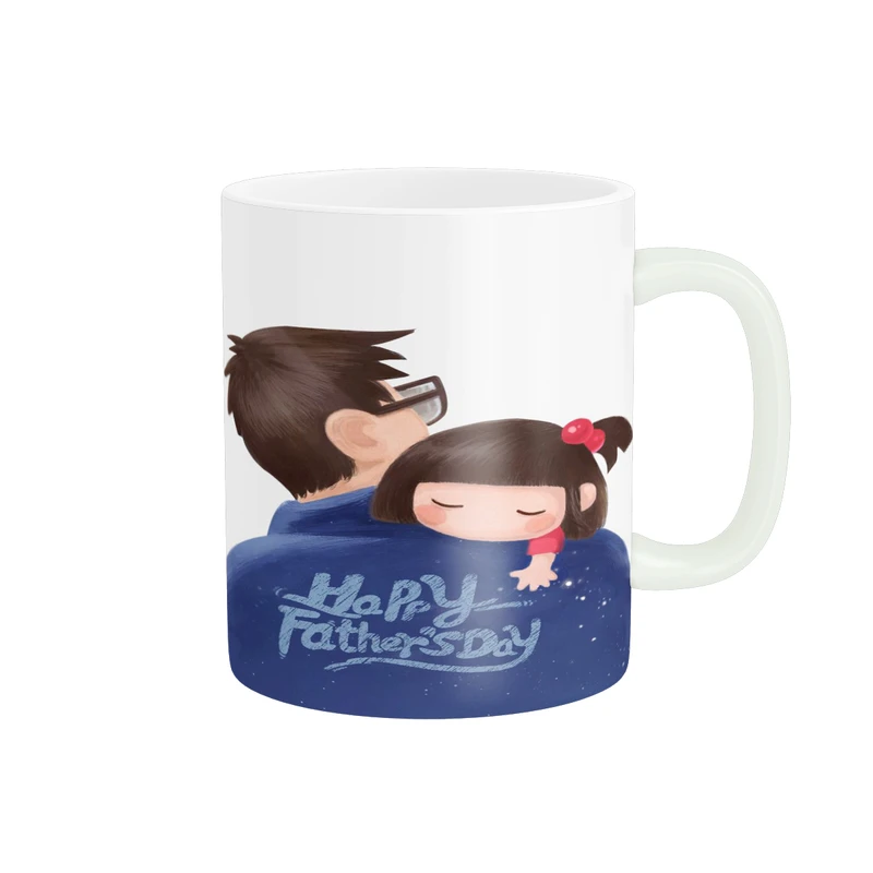 ماگ پادآفرین مدل روز پدر روز مرد طرح روز پدر مبارک کد p3144