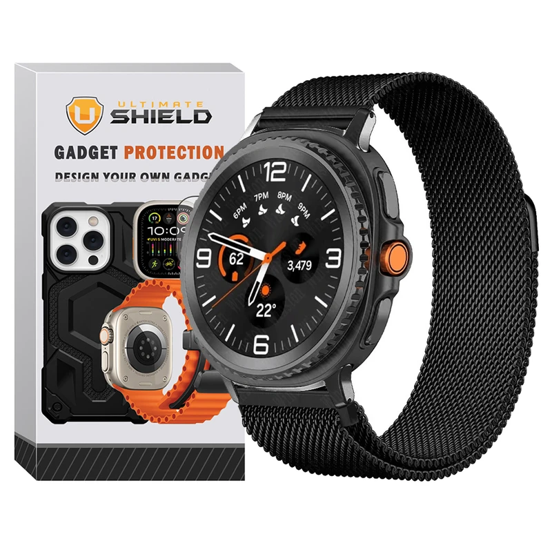 بند آلتیمیت شیلد مدل Milanese NV8 مناسب برای ساعت هوشمند سامسونگ Galaxy Watch 8 40mm