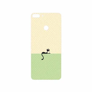 MAHOOT Minimal Internet Cat Icon Cover Sticker for Huawei P Smart