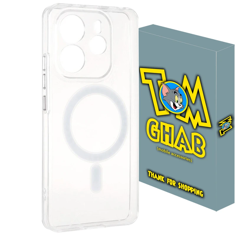 کاور تام قاب مدل MGSAFE طرح مگ سیف مناسب برای گوشی موبایل شیائومی Redmi Note 14 4G