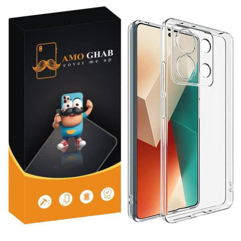 کاور عمو قاب مدل Crystal مناسب برای گوشی موبایل شیائومی Redmi Note 13 pro 5G / Poco X6