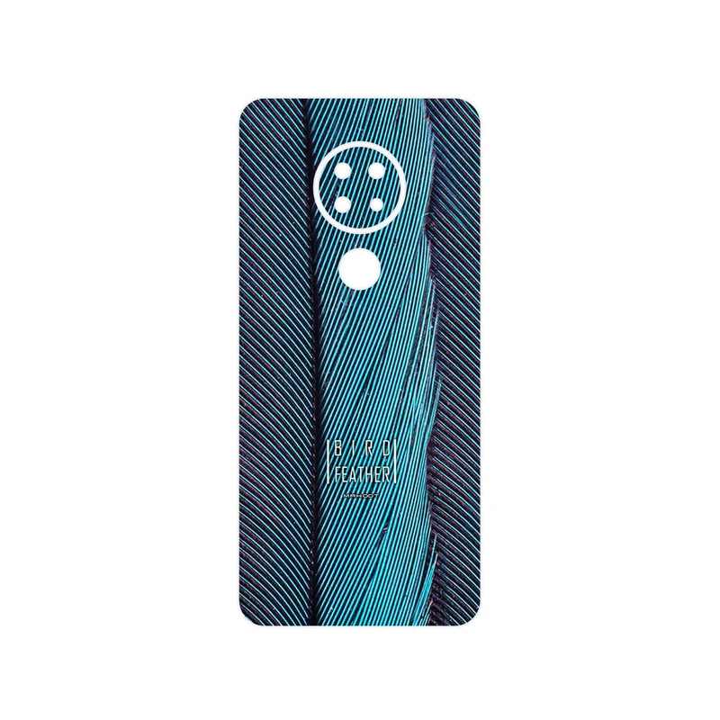 برچسب پوششی ماهوت مدل Turquoise feathers مناسب برای گوشی موبایل نوکیا 6.2
