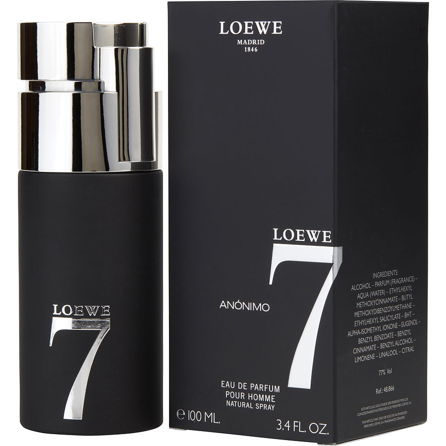 ادو پرفیوم مردانه لووه مدل LOEWE 7 ANONIMO حجم 100 میلی لیتر