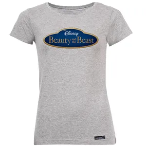تی شرت آستین کوتاه زنانه 27 مدل Beauty And The Beast کد MH1505