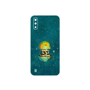 MAHOOT Collage of Earth Face Cover Sticker for Samsung Galaxy A01