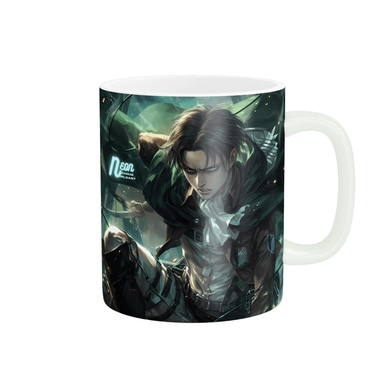 ماگ طرح لیوای اکرمن انیمه کد 1174