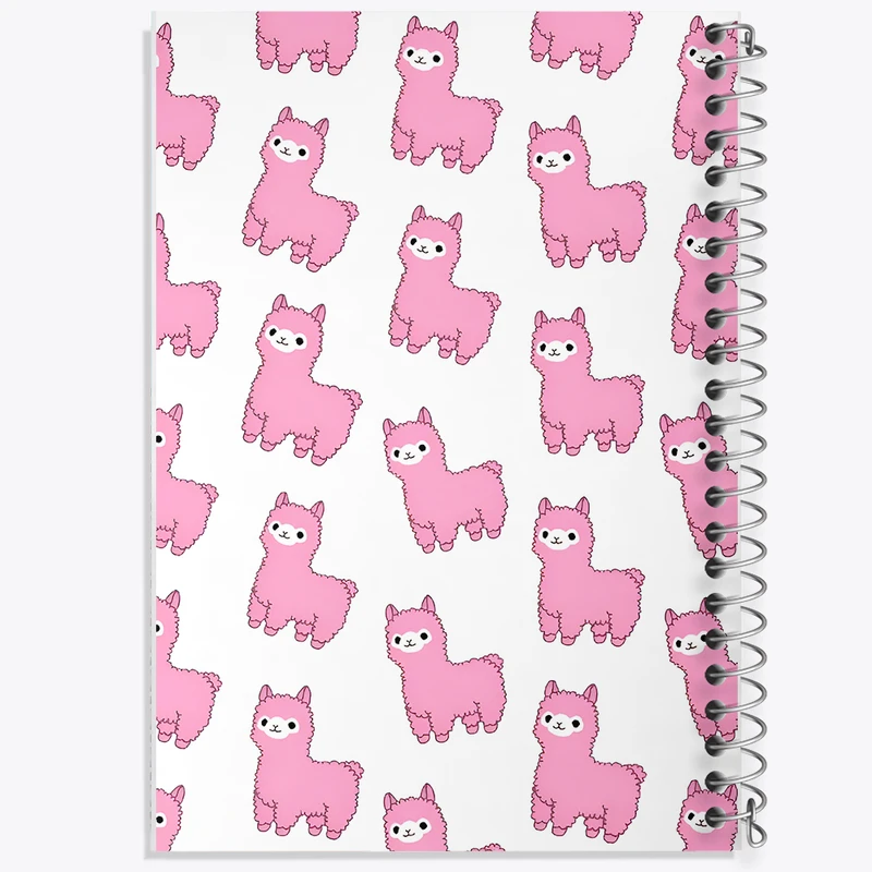 دفتر ژورنال نویسی 50 برگ خندالو مدل نقطه ای طرح پترن لاما کد N5222