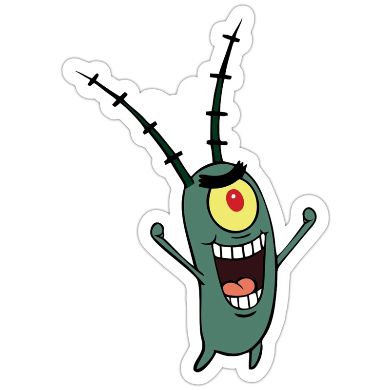 استیکر لپ تاپ طرح پلانکتون مدل bs11