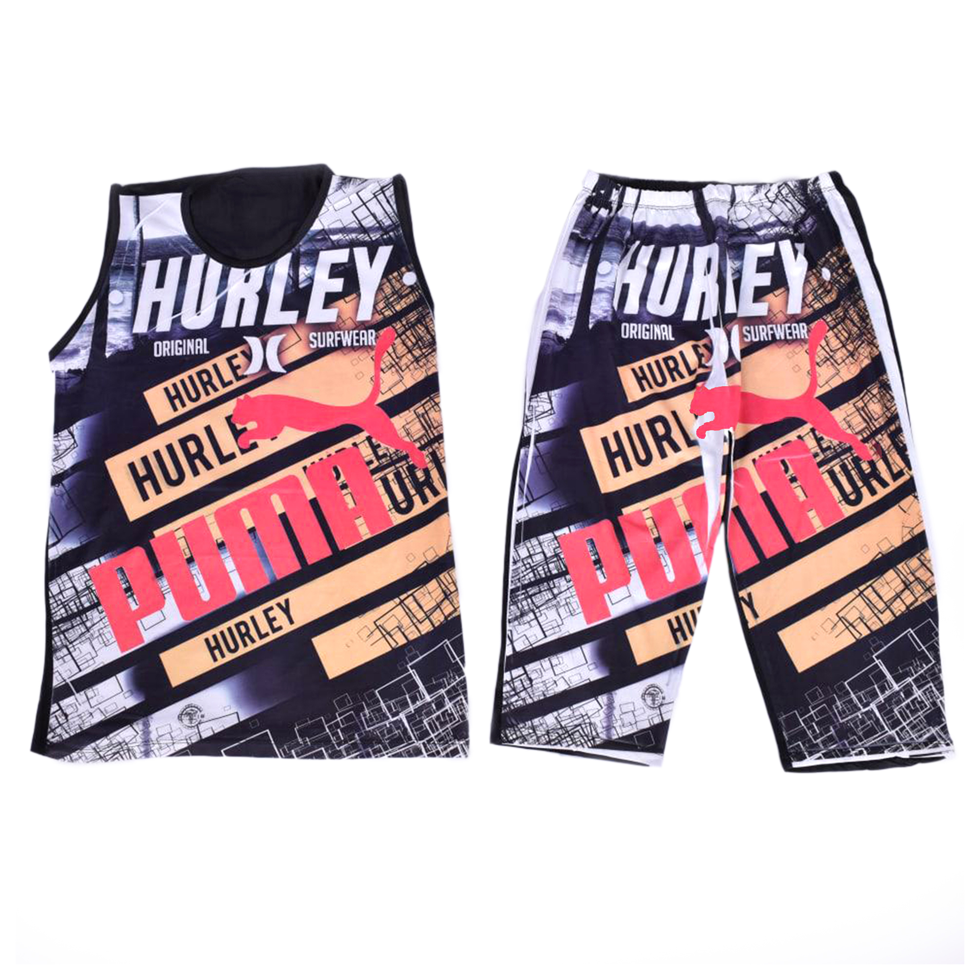 ست تاپ و شلوارک مردانه مدل hurley