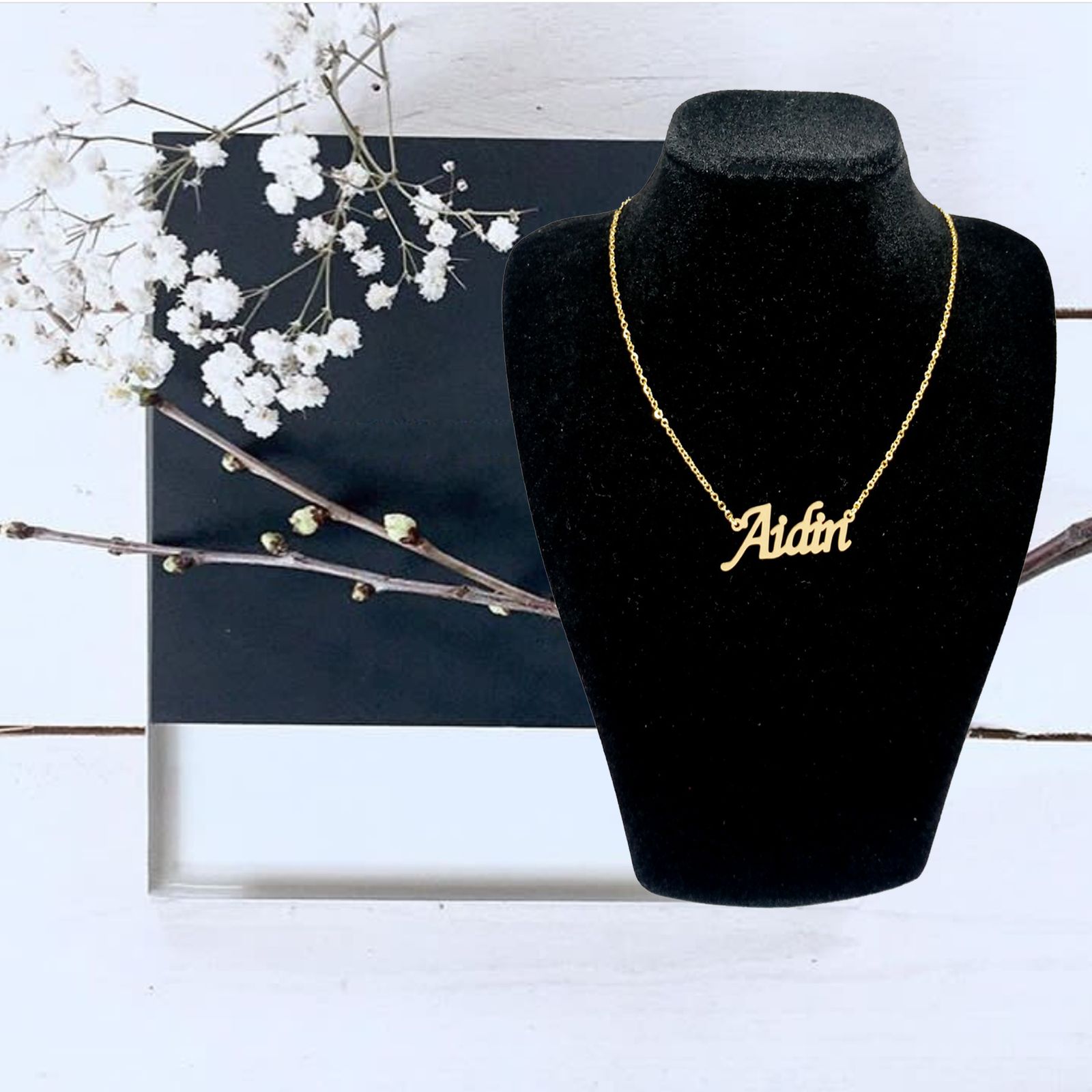 گردنبند نقره زنانه آی جواهر طرح آیدین کد N605 -  - 4