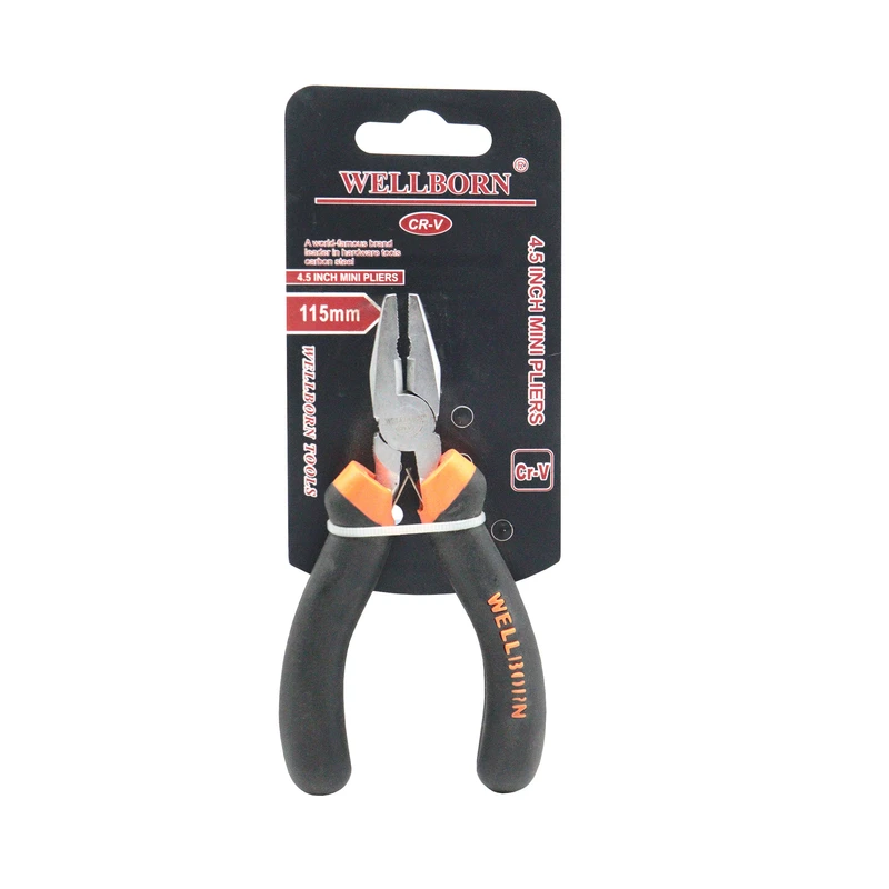 انبر دست ولبورن مدل YP-MINI-ELECTRON-115MM سایز 4.5 اینچ 