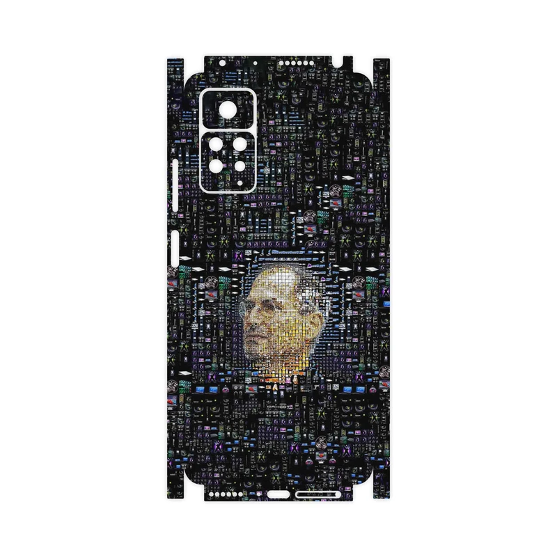 برچسب پوششی ماهوت مدل Collage of Steve Jobs 2-FullSkin مناسب برای گوشی موبایل شیائومی Redmi Note 11 Pro Plus 5G (India)