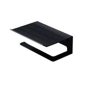 پایه رول دستمال کاغذی مدل لبه دار فلزی کد zb10