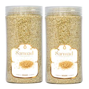 نقد و بررسی کنجد سفید ممتاز سرمد - 900 گرم بسته 2 عددی توسط خریداران