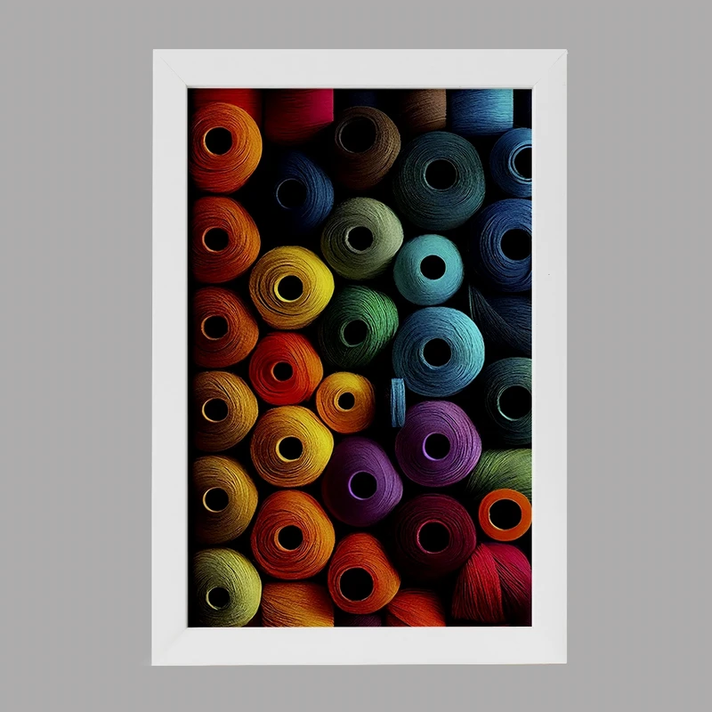 تابلو خندالو مدل نخ های رنگی کد F1524