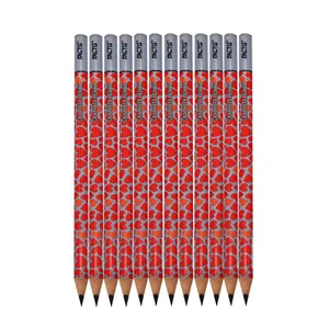 مداد مشکی فکتیس طرح قلب کد 08 بسته 12 عددی