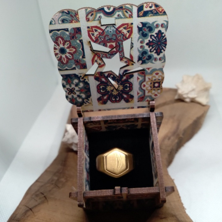 انگشتر مردانه مدل استیل