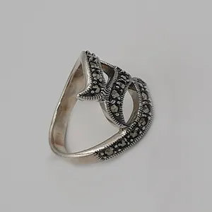 انگشتر نقره زنانه کد 20094