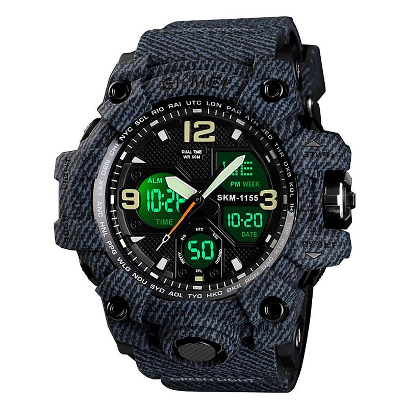 ساعت مچی عقربه‌ای مردانه اسکمی مدل 1155BDBMBK