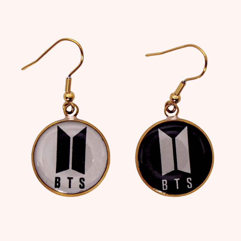 گوشواره دخترانه مدل BTS کد 283