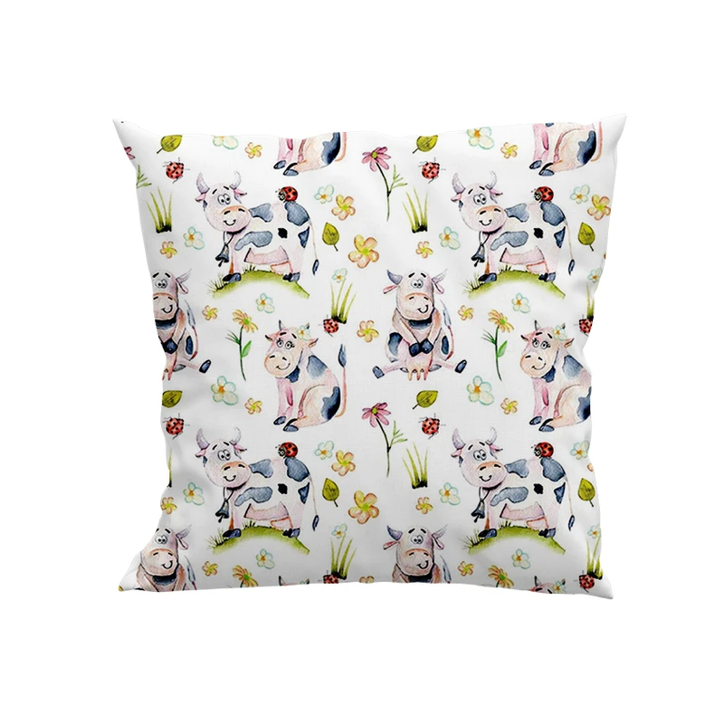 کوسن پاد آفرین مدل گاو و کفش دوزک کد DKK336