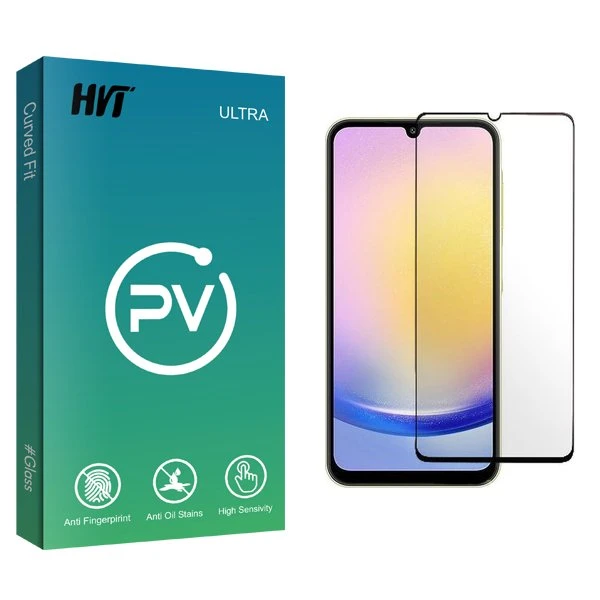 محافظ صفحه نمایش شیشه ای اچ وی تی مدل PV مناسب برای گوشی موبایل سامسونگ Galaxy A24/A25/A15/A15 5G