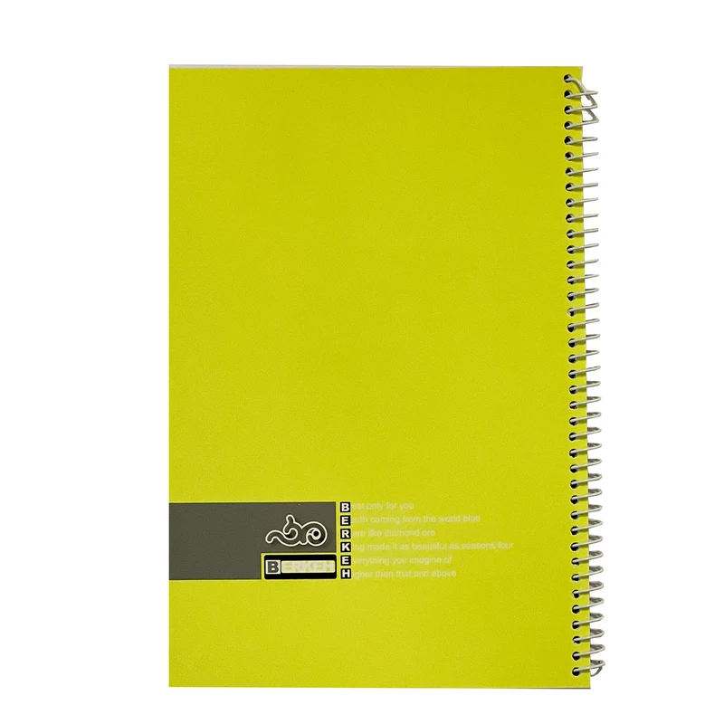 دفتر مشق 60 برگ برکه مدل فنری کد 6200