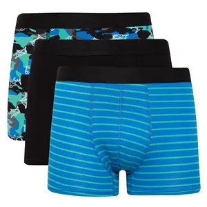 شورت پادار مردانه دفکتو مدل 929BK81 مجموعه 3 عددی