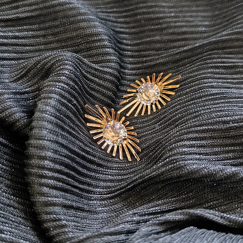 گوشواره زنانه طرح خورشید کد RKH_1690