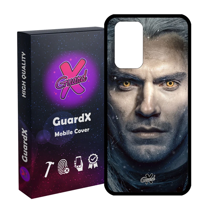 کاور گارد ایکس طرح Witcher مدل Glass10177 مناسب برای گوشی موبایل شیائومی Redmi Note 10 Pro / Note 10 Pro Max